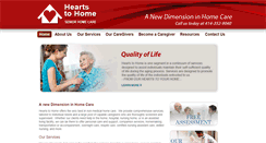 Desktop Screenshot of heartstohomellc.com